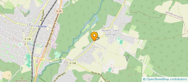 localisation de l'entreprise MONSIEUR DANIEL SOREAU  AUVERS-SAINT-GEORGES