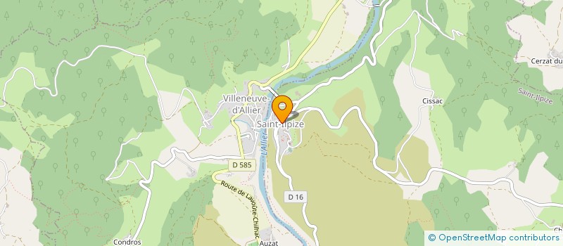 localisation de l'entreprise MONSIEUR DANIEL SOUBRIER  SAINT-ILPIZE