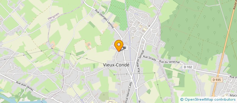 localisation de l'entreprise MONSIEUR DANIEL SOUFFLET  VIEUX-CONDE