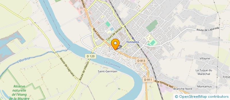 localisation de l'entreprise MONSIEUR DANIEL SOULARD  TONNEINS