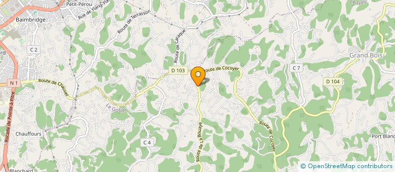 localisation de l'entreprise MONSIEUR DANIEL SOULEZ  LE GOSIER