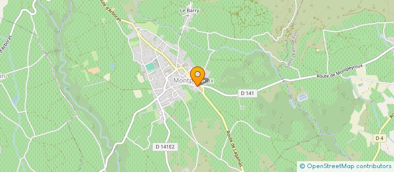 localisation de l'entreprise MONSIEUR DANIEL SOUTOUS à MONTPEYROUX
