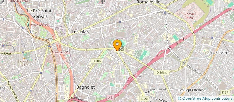 localisation de l'entreprise MONSIEUR DANIEL SOUVERAIN à BAGNOLET