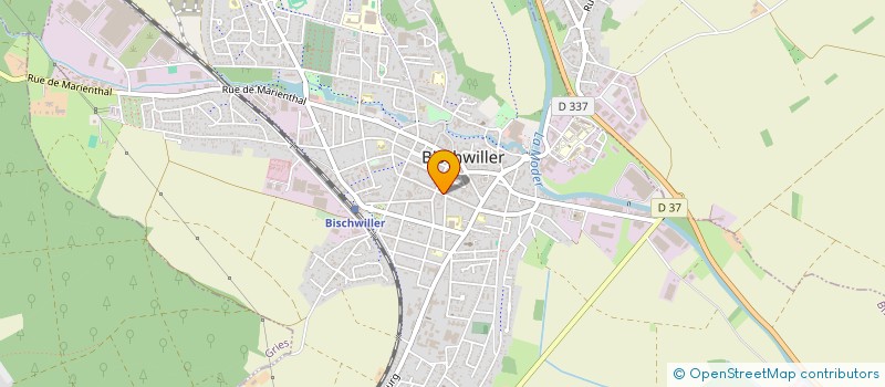 localisation de l'entreprise MONSIEUR DANIEL SPECKEL  BISCHWILLER