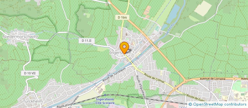 localisation de l'entreprise MONSIEUR DANIEL SPIZZO à INGERSHEIM