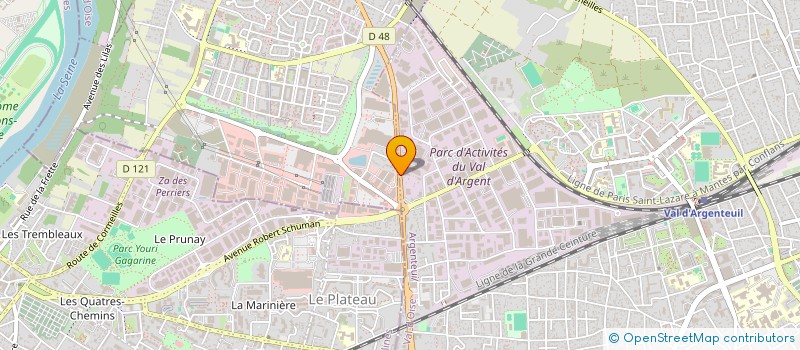 localisation de l'entreprise MONSIEUR DANIEL STAN  ARGENTEUIL