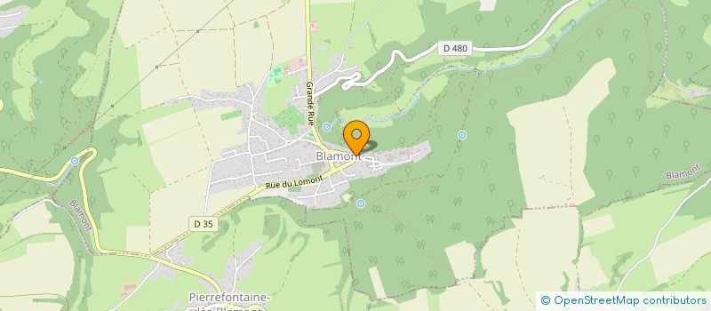 localisation de l'entreprise MONSIEUR DANIEL STANOJEVIC  BLAMONT
