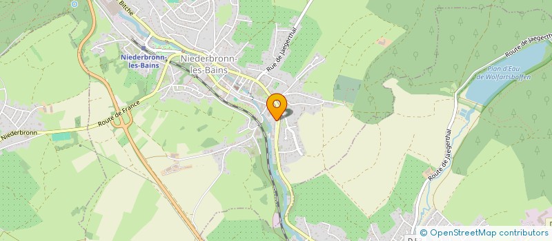 localisation de l'entreprise MONSIEUR DANIEL STEINMETZ  NIEDERBRONN-LES-BAINS