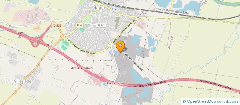 localisation de l'entreprise MONSIEUR DANIEL STEIS  BRAM