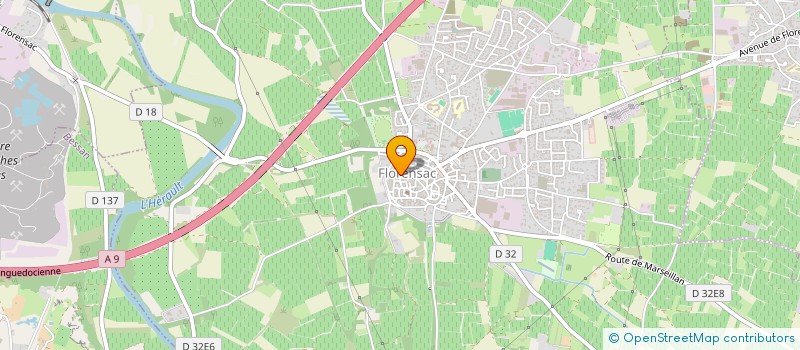 localisation de l'entreprise MONSIEUR DANIEL STENGELE à FLORENSAC