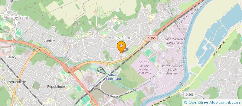 localisation de l'entreprise MONSIEUR DANIEL STEVENAZZI  VILLERS-SAINT-PAUL