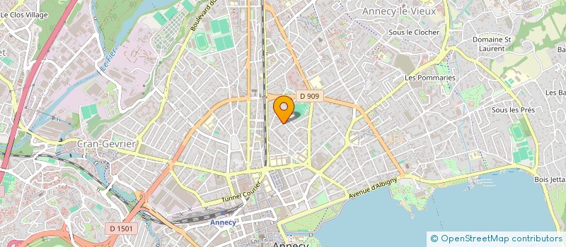 localisation de l'entreprise MONSIEUR DANIEL STEVENIN à ANNECY