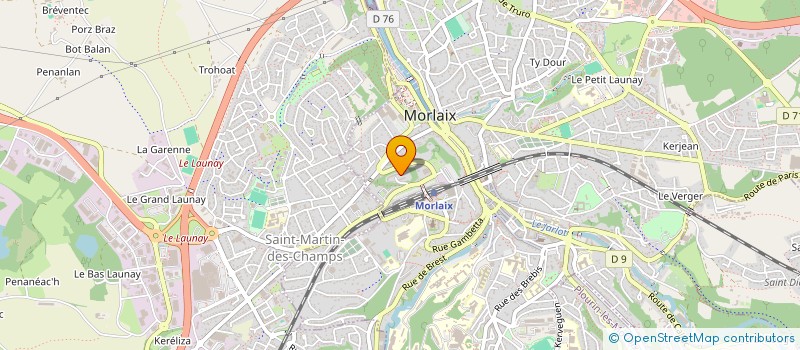 localisation de l'entreprise MONSIEUR DANIEL STOICA  MORLAIX