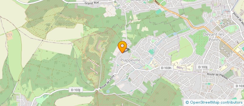 localisation de l'entreprise MONSIEUR DANIEL STRICHER  PLAPPEVILLE