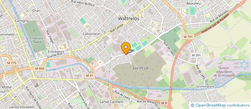 localisation de l'entreprise MONSIEUR DANIEL STUA  WATTRELOS