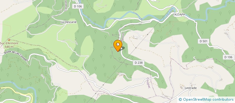 localisation de l'entreprise MONSIEUR DANIEL SUAU  BRASC