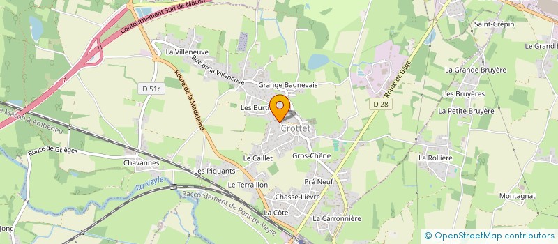 localisation de l'entreprise MONSIEUR DANIEL SURIN à SAINT ANDRE D'HUIRIAT