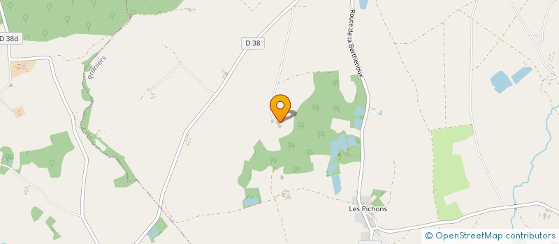 localisation de l'entreprise MONSIEUR DANIEL SUZANNE  PRUNIERS