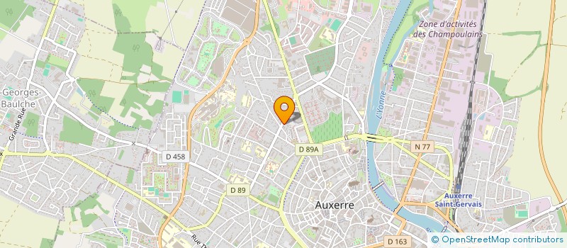 localisation de l'entreprise MONSIEUR DANIEL SYIDALZA à AUXERRE