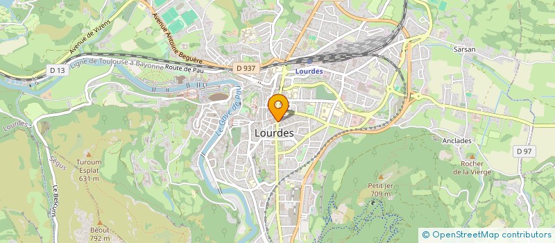 localisation de l'entreprise MONSIEUR DANIEL SZASZI  LOURDES