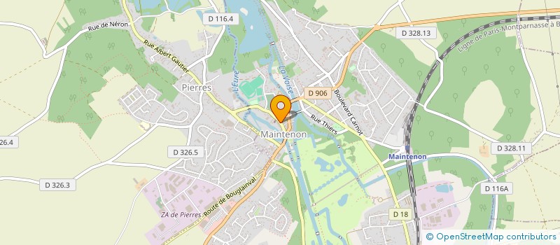 localisation de l'entreprise MONSIEUR DANIEL SZWEC à MAINTENON