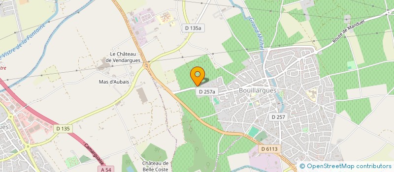 localisation de l'entreprise MONSIEUR DANIEL TAILLEFER  BOUILLARGUES