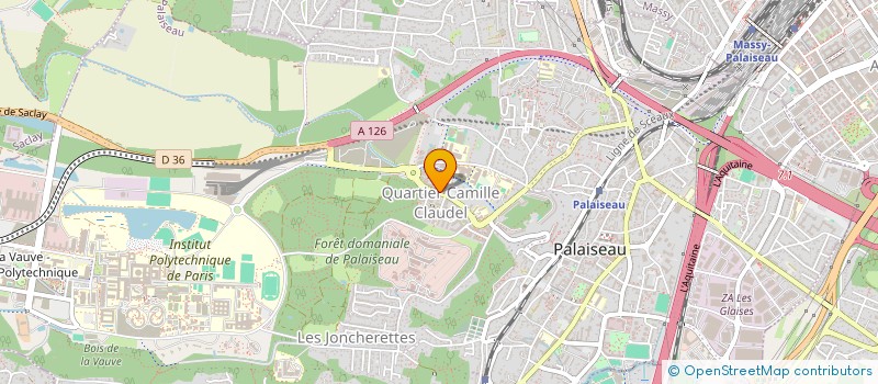 localisation de l'entreprise MONSIEUR DANIEL TALLANDIER  PALAISEAU