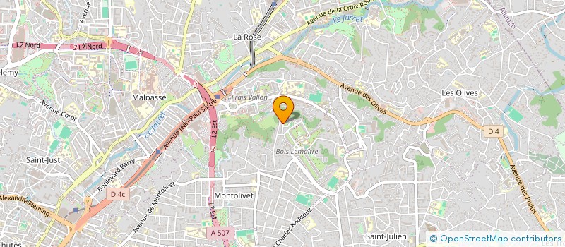 localisation de l'entreprise MONSIEUR DANIEL TALLET à MARSEILLE