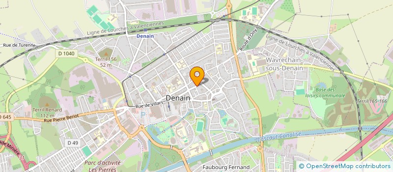 localisation de l'entreprise MONSIEUR DANIEL TANASA  DENAIN