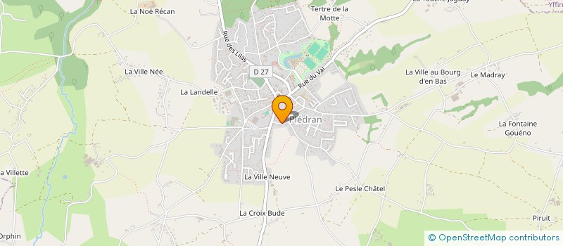 localisation de l'entreprise MONSIEUR DANIEL TANGUY  PLEDRAN