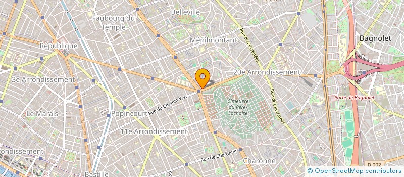 localisation de l'entreprise MONSIEUR DANIEL TANIER  PARIS