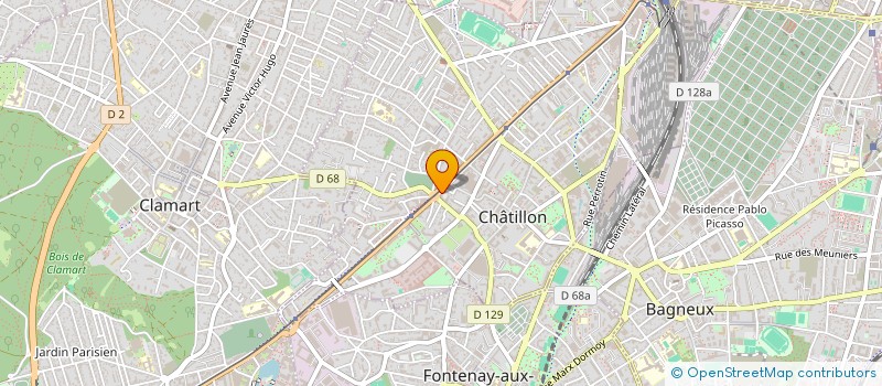 localisation de l'entreprise MONSIEUR DANIEL TANOH  CHATILLON