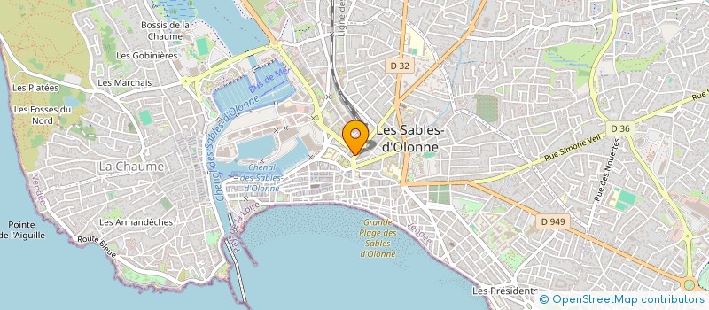 localisation de l'entreprise MONSIEUR DANIEL TARDIF DE PETIVILLE à LES SABLES D'OLONNE