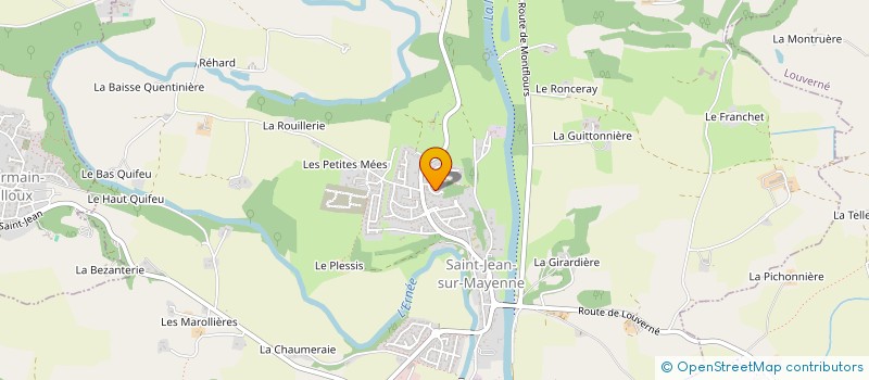 localisation de l'entreprise MONSIEUR DANIEL TARLEVE  MONTFLOURS