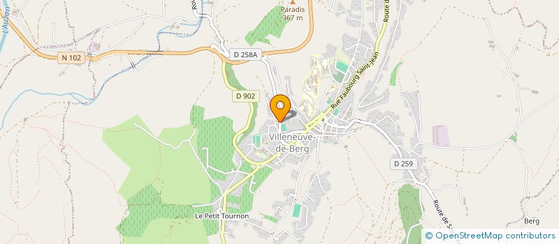 localisation de l'entreprise MONSIEUR DANIEL TASSIS  VILLENEUVE-DE-BERG