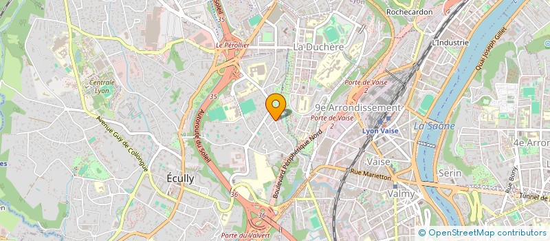 localisation de l'entreprise MONSIEUR DANIEL TAUBER  ECULLY