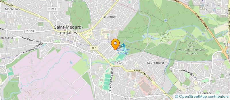 localisation de l'entreprise MONSIEUR DANIEL TAUDIN  SAINT-MEDARD-EN-JALLES