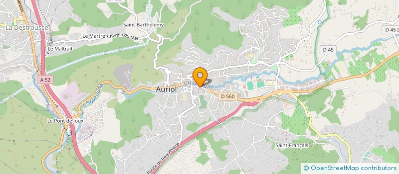 localisation de l'entreprise MONSIEUR DANIEL TEISSEIRE à AURIOL