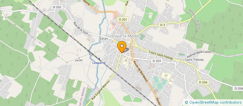 localisation de l'entreprise MONSIEUR DANIEL TEMPLIER  LESPARRE-MEDOC