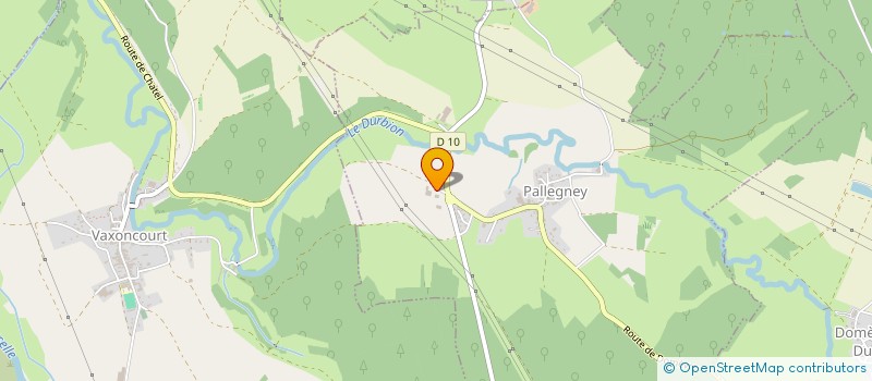 localisation de l'entreprise MONSIEUR DANIEL TEREL  PALLEGNEY