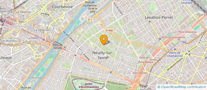 localisation de l'entreprise MONSIEUR DANIEL TERMEAU à NEUILLY-SUR-SEINE