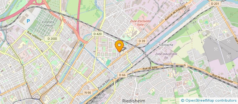 localisation de l'entreprise MONSIEUR DANIEL TESFAYOHANNES WELDEMICHAEL  MULHOUSE