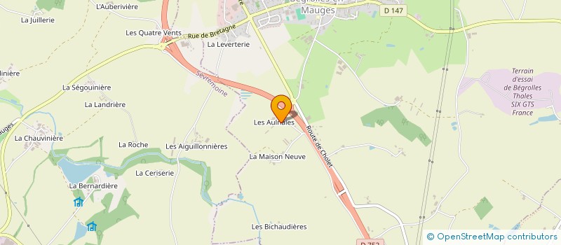 localisation de l'entreprise MONSIEUR DANIEL TESSIER  BEGROLLES-EN-MAUGES