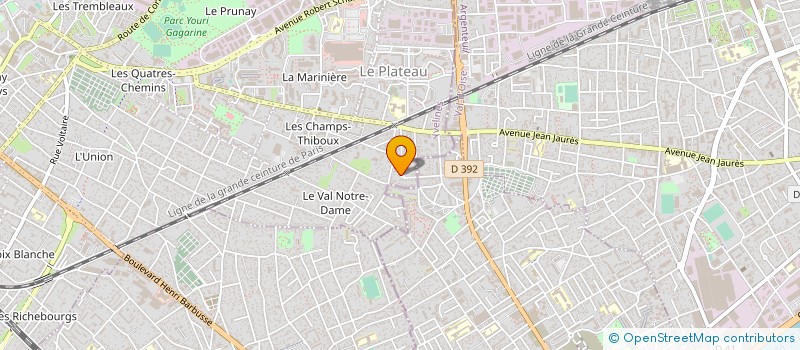 localisation de l'entreprise MONSIEUR DANIEL TESSIER à SARTROUVILLE