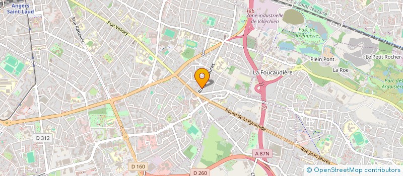 localisation de l'entreprise MONSIEUR DANIEL TESSIER à ANGERS
