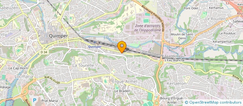 localisation de l'entreprise MONSIEUR DANIEL THAMI à QUIMPER