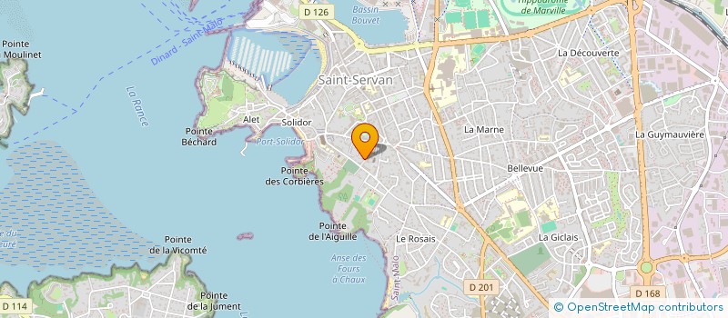 localisation de l'entreprise MONSIEUR DANIEL THEBAUX  SAINT-MALO