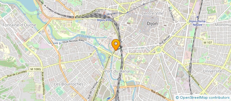 localisation de l'entreprise MONSIEUR DANIEL THEOM  DIJON