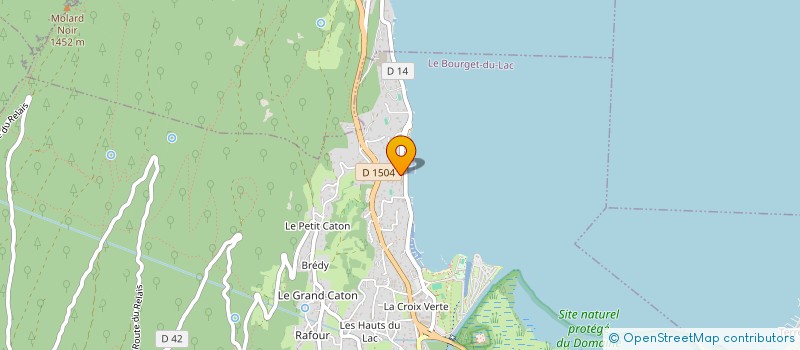 localisation de l'entreprise MONSIEUR DANIEL THEVENIN  LE BOURGET-DU-LAC