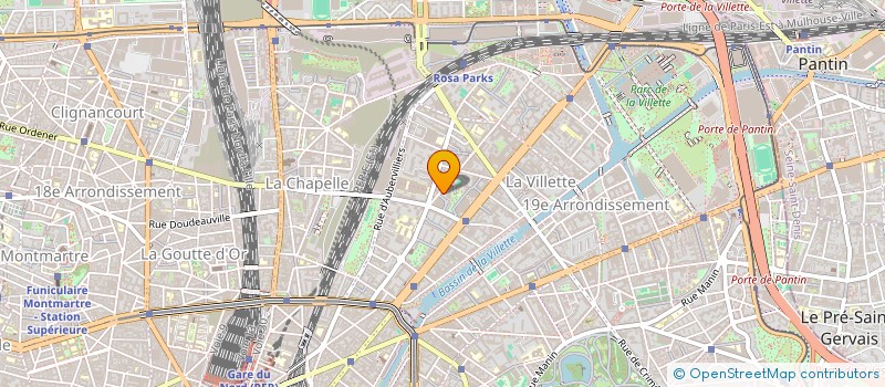 localisation de l'entreprise MONSIEUR DANIEL THEVENY  PARIS